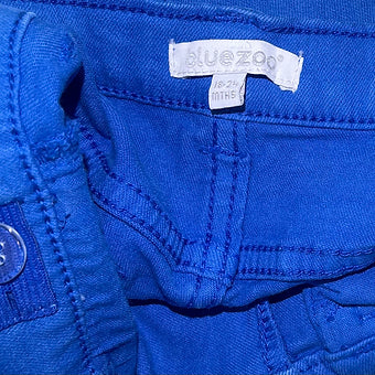 Close-up of denim fabric showing good condition
