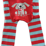 Annabel Trends, Footless Tights w/Dog, GUC, Size 0 (6m)