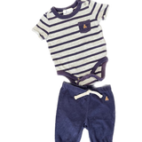 Baby Gap, Boys Navy/Grey Outfit, GUC, Size 000 (3-6m)