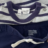 Baby Gap, Boys Navy/Grey Outfit, GUC, Size 000 (3-6m)