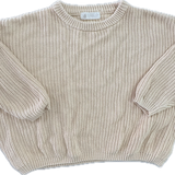 Baby O the Label, Beige Knit Sweater, EUC, Size 3