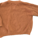 Baby O the Label, Burnt Orange Knit Sweater, EUC, Size 3