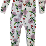 Bonds, Girls Floral White Onesie, EUC, Size 2 (18-24m)