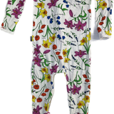 Bonds, Girls Yellow Floral Onesie, EUC, Size 2 (18-24m)