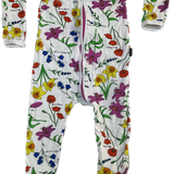 Bonds, Girls Yellow Floral Onesie, EUC, Size 2 (18-24m)