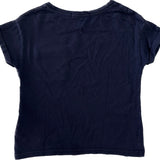 Calvin Klein, Navy Logo Top, EUC, Size 4