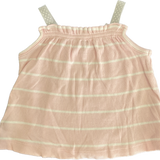 Carters, Girls Pink Striped Tank, GUC, Size 0+ (9m)