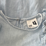 Cotton On, Girls Denim Dress w/ Lace Sleeves, EUC, Size 4