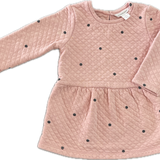 Country Road, Girls Pink Quilted Dress, EUC, Size 0 (6-12m)