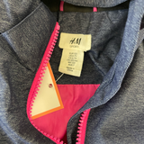 H&M, Girls Water Resistant Softshell Jacket, GUC, Size 7