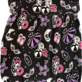 Six Bunnies, Girls Black Romper, GUC, Size 00 (3-6m)