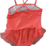 Body Glove, Girls Mermaid Orange Tutu Swimsuit, EUC, Size 2T