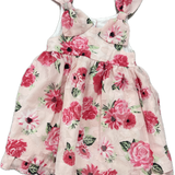 Mia & Mimi, Girls Floral Dress w/Bows, EUC, Size 2T