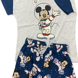 Peter Alexander Jnr, Mickey Glow in Dark PJ Set, NWT, Size 6