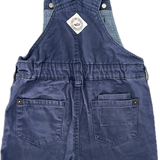 Zara, Boys Navy Short Overalls, GUC, Size 0 (9-12m)