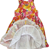 Mayoral, Coral Flower Dress, EUC, Size 8