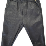 Milon, Faux Leather Leggings, NWTS, Size 0 (6-12m)