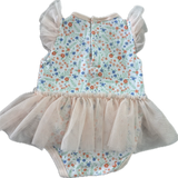Ollies Place, Floral Dress Romper, NWOT, Size 000 (0-3m)