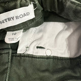 Country Road, Textured Short in Khaki Green w/ Adj Sides, EUC, Size 10