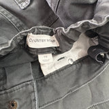 Country Road, Textured Short in Khaki Charcoal w/Adj Side, GUC, Size 10
