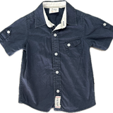 Leroy, Boys Navy Collared Tee, GUC, Size 2