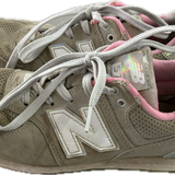 New Balance, Kids' 574 V1 Lifestyle Sneaker, Berry, FUC, Size 5US