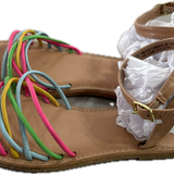 GAP Kids, Girls Rainbow Strappy Sandals, EUC, Size 2US