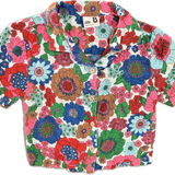 Cotton On, Girls Floral Linen Top, EUC, Size 8