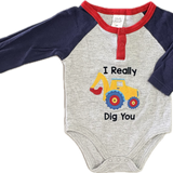Ollie's Place, I Really Dig You Onesie, EUC, Size 00 (3-6m)