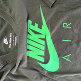 Nike, Boys Logo Green Shirt, EUC, Size L (14-16)