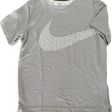 Nike, Boy's Regular Dri-FIT Swoosh Logo T-Shirt, EUC, Size M (10-12)