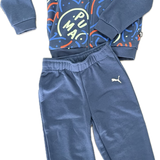 Puma, Boys Blue Tracksuit, NWTS, Size 2 (24m)