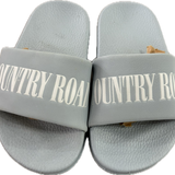 Country Road, Kids Black Logo Slides, NWOT, Size 24 (7US)