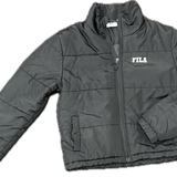 Fila, Black Logo Fila Coat, NWOT, Size 12