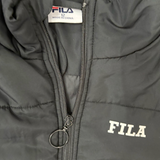 Fila, Black Logo Fila Coat, NWOT, Size 12