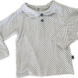 JoJo Maman Bebe, Girls Floral Collared Top, EUC, Size 1+ (18-24m)