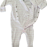Bonds, Striped Pink Wondersuit, EUC, Size 000 (0-3m)