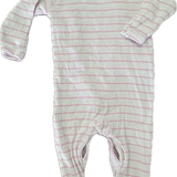 Bonds, Striped Pink Wondersuit, EUC, Size 000 (0-3m)