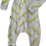 Bonds, Grey Logo Wondersuit, GUC, Size 000 (0-3m)