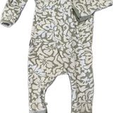 Bonds, Green Floral Wondersuit, EUC, Size 00 (3-6m)