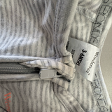 Bonds, Grey Striped Wondersuit, GUC, Size 00 (3-6m)
