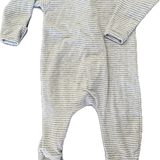 Bonds, Grey Striped Wondersuit, GUC, Size 00 (3-6m)