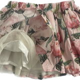 Phoenix & the Fox, Girls Layered Floral/Bird Skirt w/Built in Bloomers, EUC, Size 3