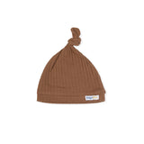 Indigo & Lellow, Knotted Beanie - Rib Latte