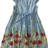 Laura Ashley, Rose/Blue Dress, FUC, Size 6