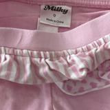 Milky, Girls Pink Flared Bloomers, GUC, Size 0 (6-12m)