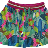 Mini Boden, Girls Jungle Skirt w/ Built-in Bloomers, FUC, Size 5