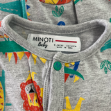 Minoti, Boys Jungle Onesie, EUC, Size 000 (0-3m)