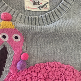 Mysterious Hut, Flamango Knit Sweater, FUC*, Size 8Y