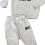 Nike, Grey Infant Club Fleece Tracksuit, EUC, Size 1 (12m)